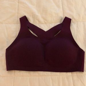 Dark Purple Lululemon Enlite Bra